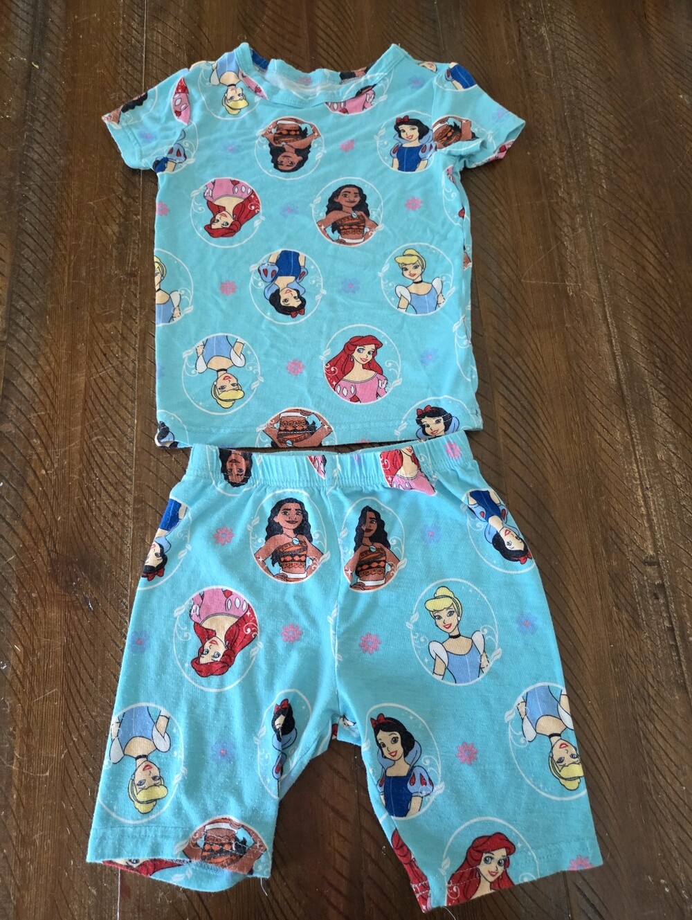 🎉5/$10 Girls 6 Disney Princess Pajama Set